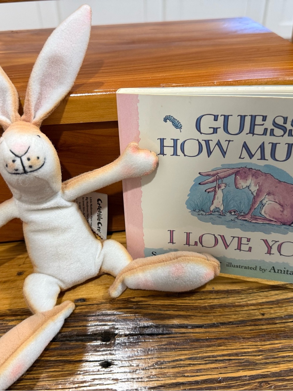 Crocodile Creek Guess How Much I Love You Plush Hare & Picture Book Set